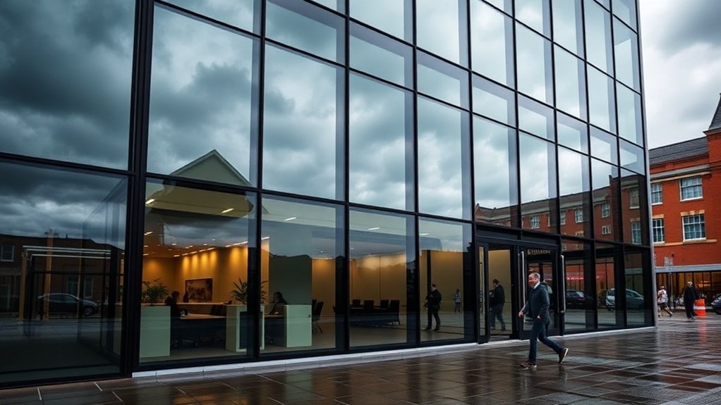Commercial Glazing Bow