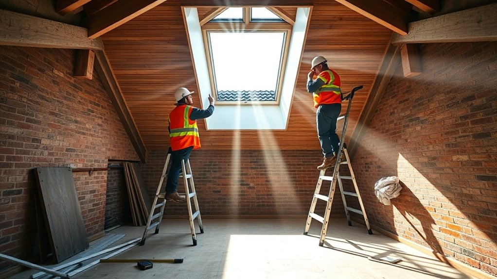 Skylight Installation Fish Island