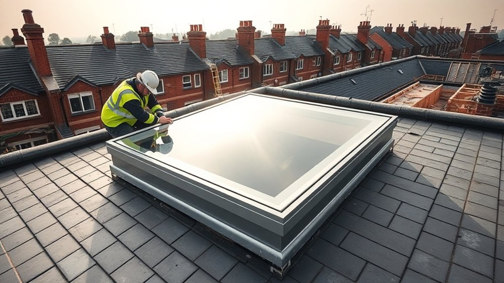 Skylight Installation Bow